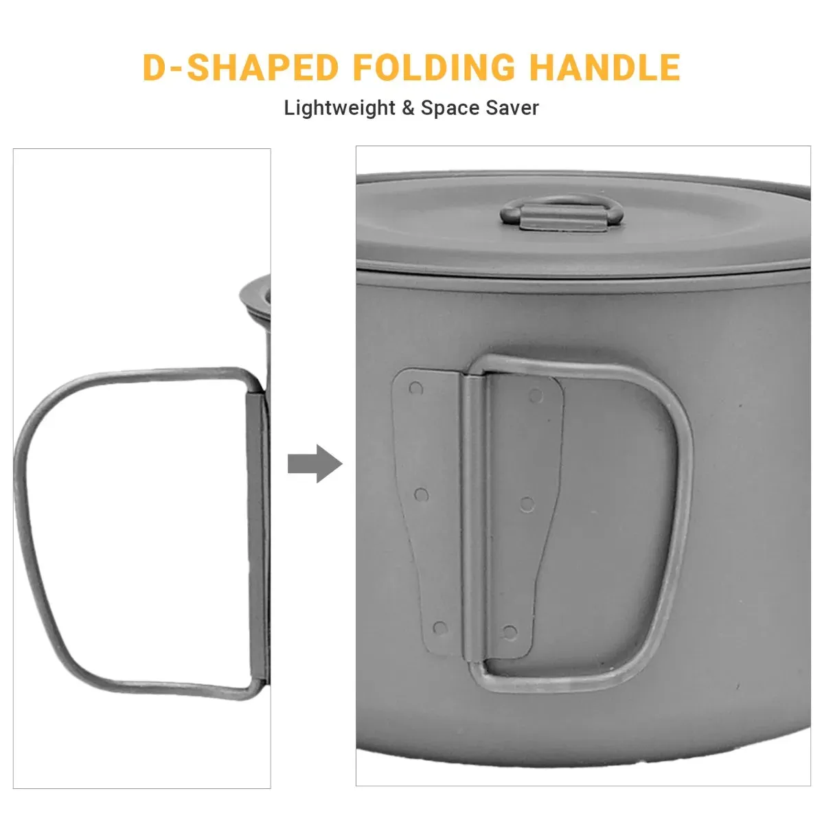 Cook'n'Escape 1300ml Titanium Hanging Pot