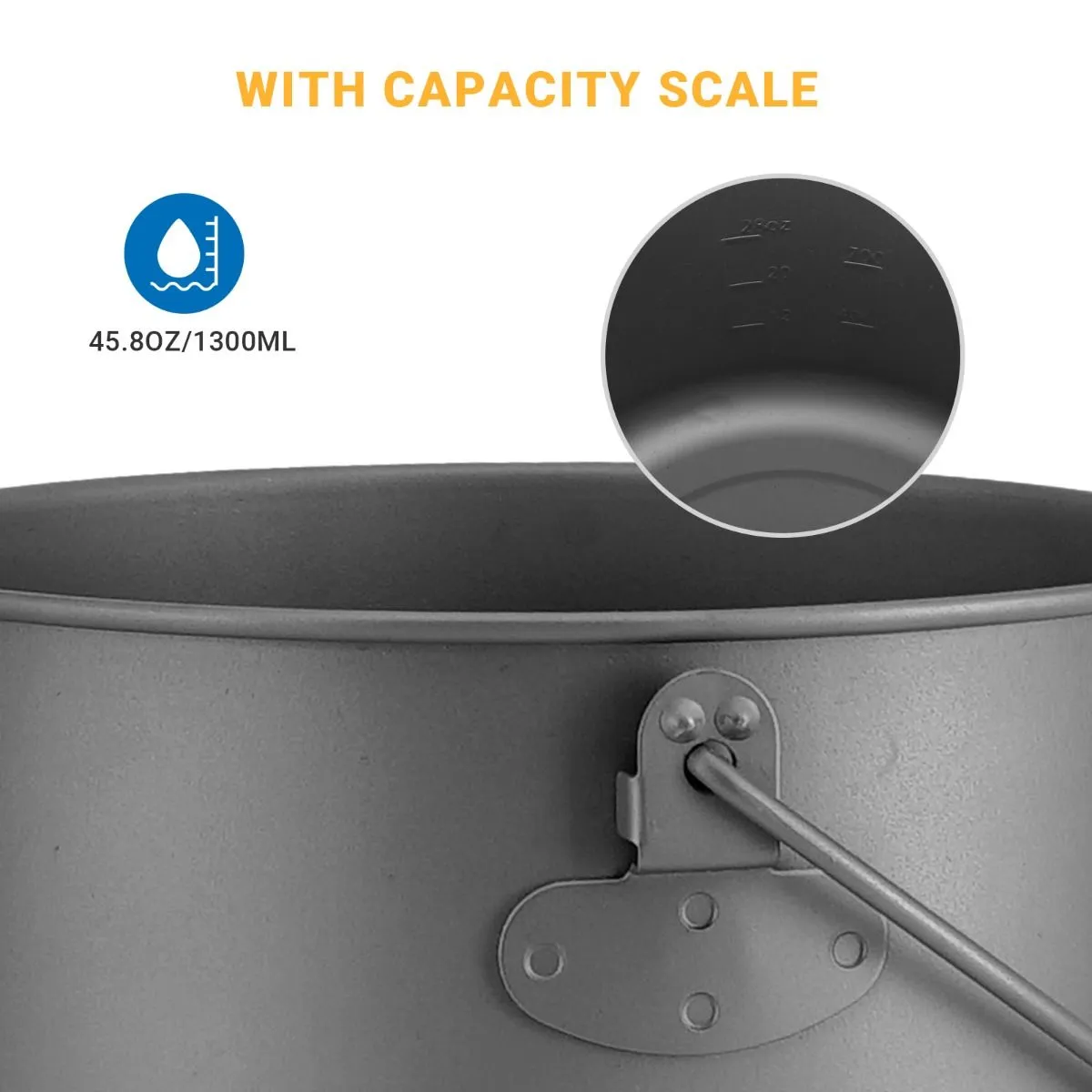 Cook'n'Escape 1300ml Titanium Hanging Pot