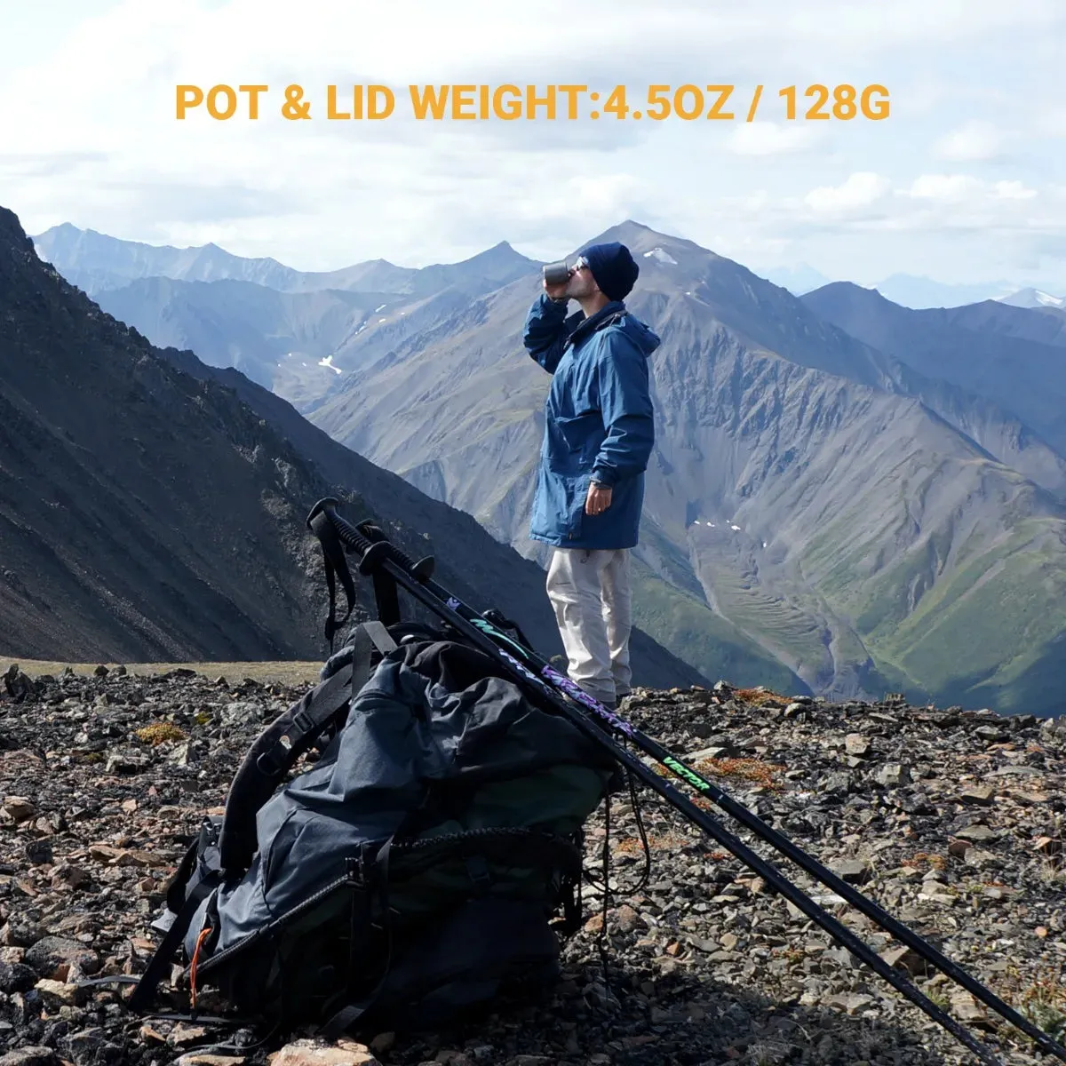 Cook'n'Escape 750ml Titanium Soloist Titanium Pot