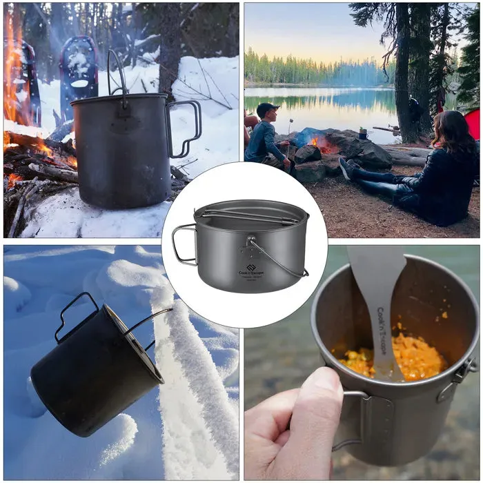 Cook'n'Escape Mountain Top Pot Titanium Pot