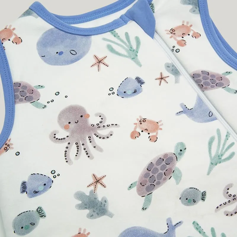 Custom Newborn Organic Cotton Double Layer Warm Sleeping Bag, Sleeveless Sleeping Sack Wholesale Manufacturer-2311820281