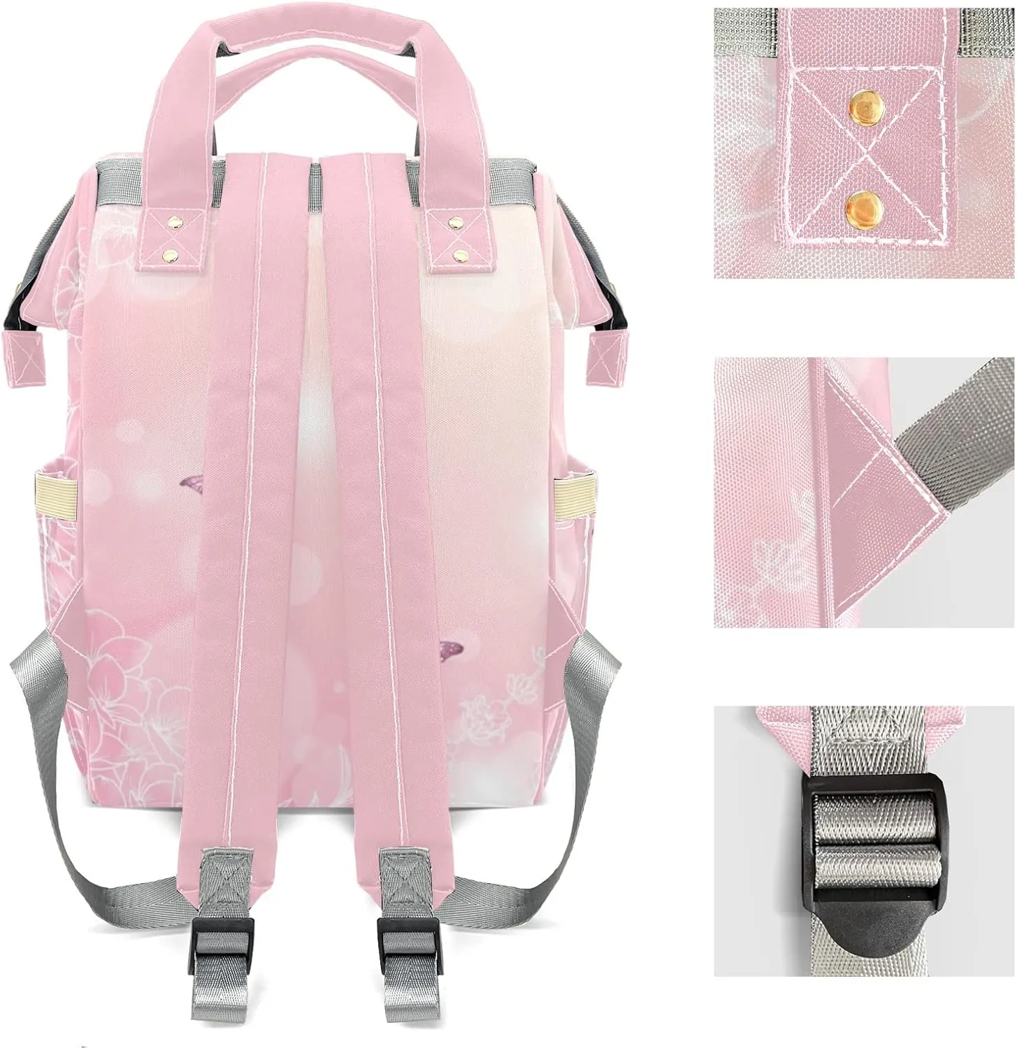 Cute Animal Mummy Bags Custom Personalized with Name Diaper Bags Backpack Gifts