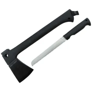 Deep Woods Hideout, Black ABS Handle, Black Blade w-Sheath