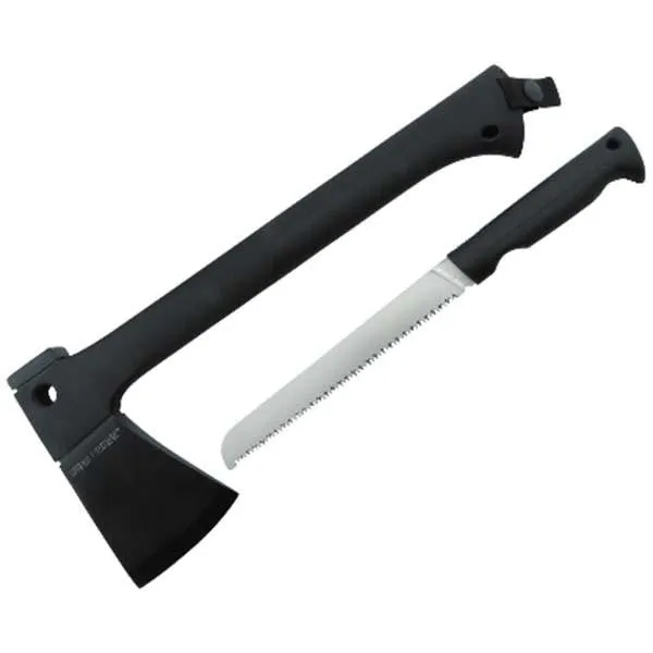 Deep Woods Hideout, Black ABS Handle, Black Blade w-Sheath