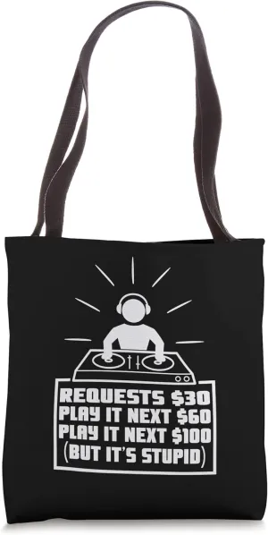 DJ Request Tote Bag
