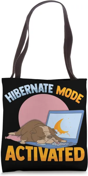 Dog - Hibernate Mode Activated - Sleep - Computer - Cute Tote Bag