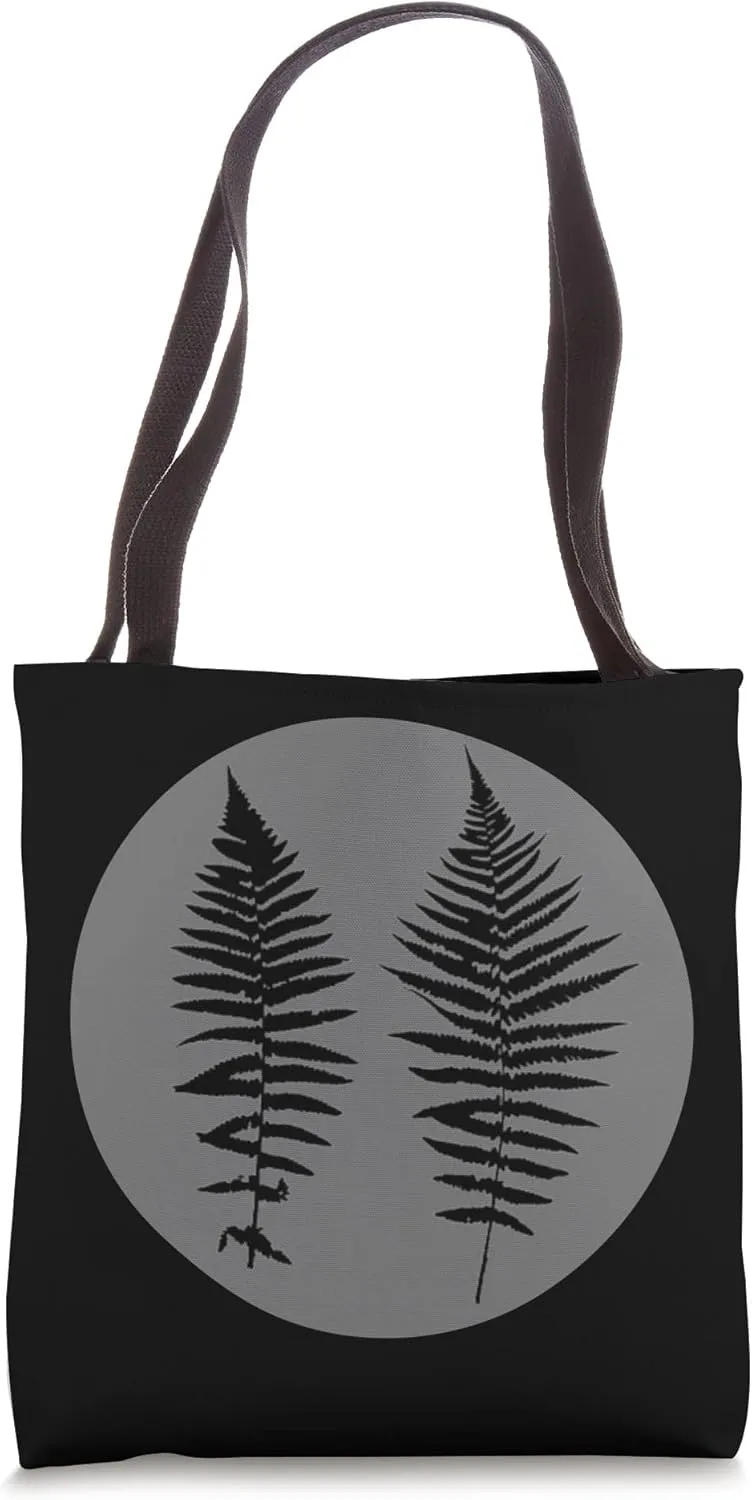 Double Fern Leaf Horticulturalist Gray Tote Bag