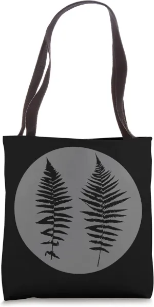 Double Fern Leaf Horticulturalist Gray Tote Bag