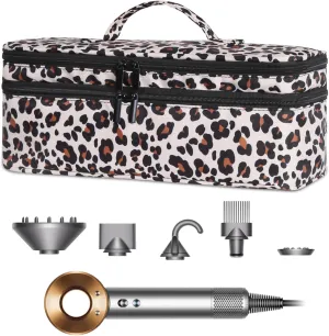 Double-Layer Travel Carrying Case Compatible with Revlon One-Step Hair Dryer Brush/Volumizer/Styler/Shark FlexStyle Attachment Portable Storage Organizer Bag Hair Tools Travel Bag