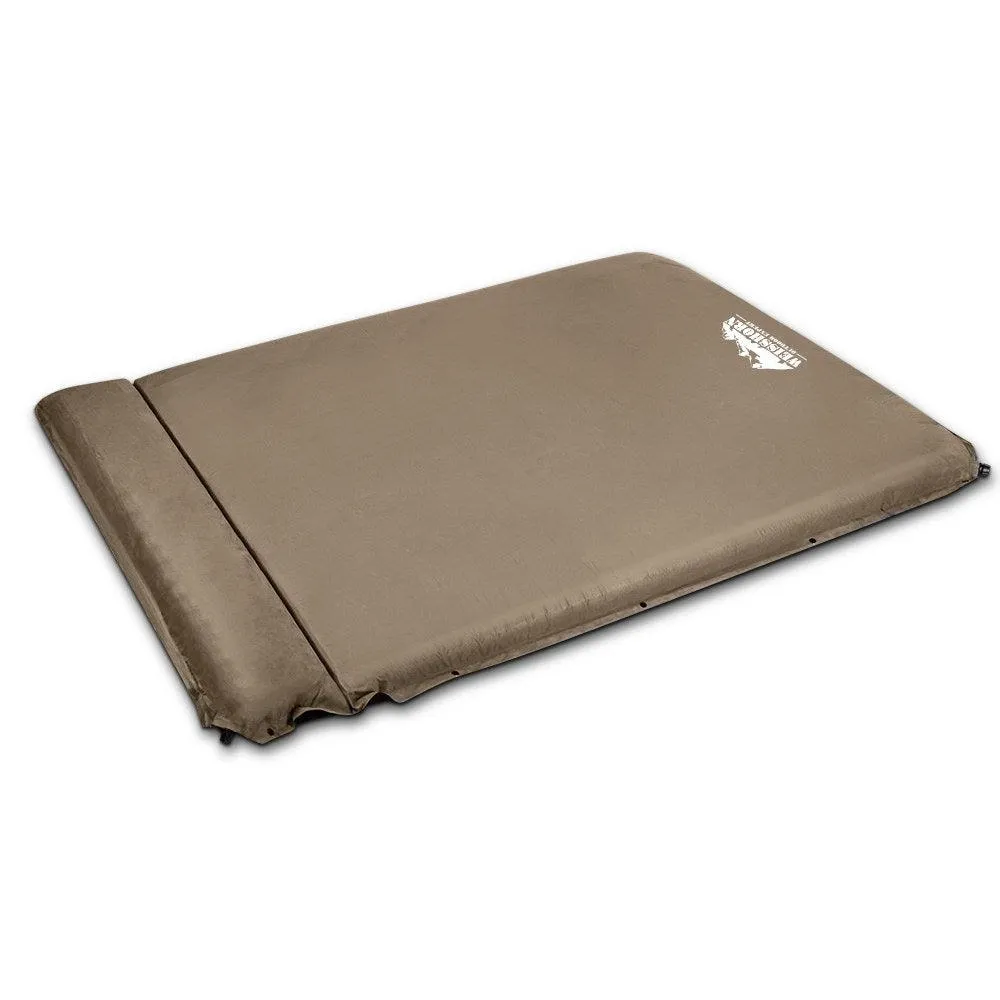 Double Size Self Inflating Mattress Mat 10CM Thick   Coffee