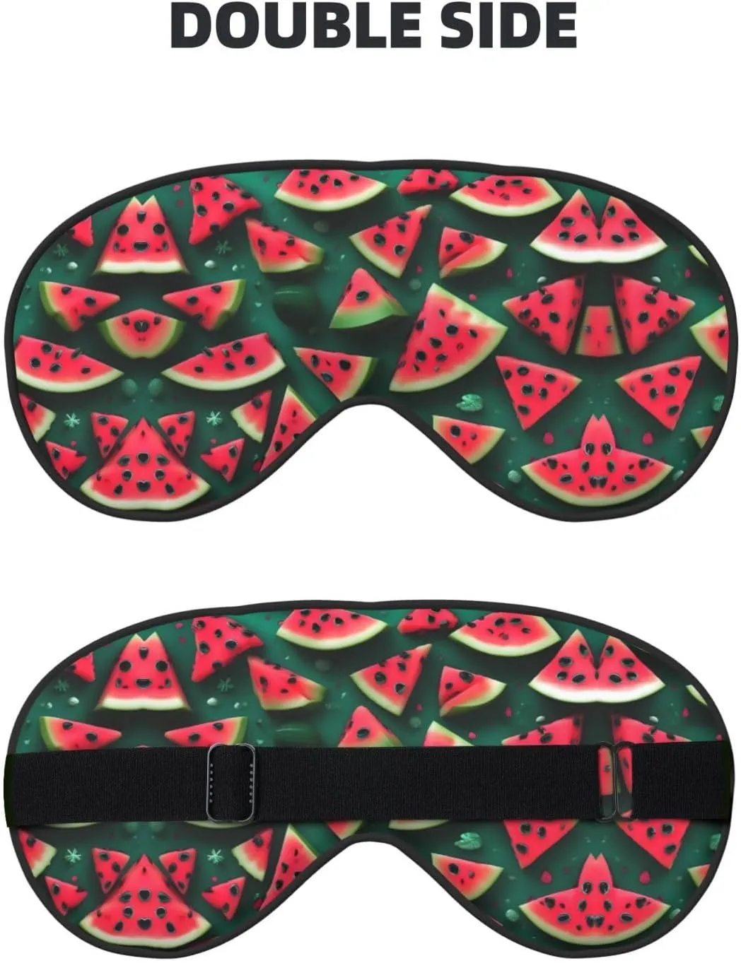 Dream Watermelon Head-Mounted Double-Sided Light-Blocking Sleeping Eye mask to Protect Eyes and Relieve Eye Fatigue