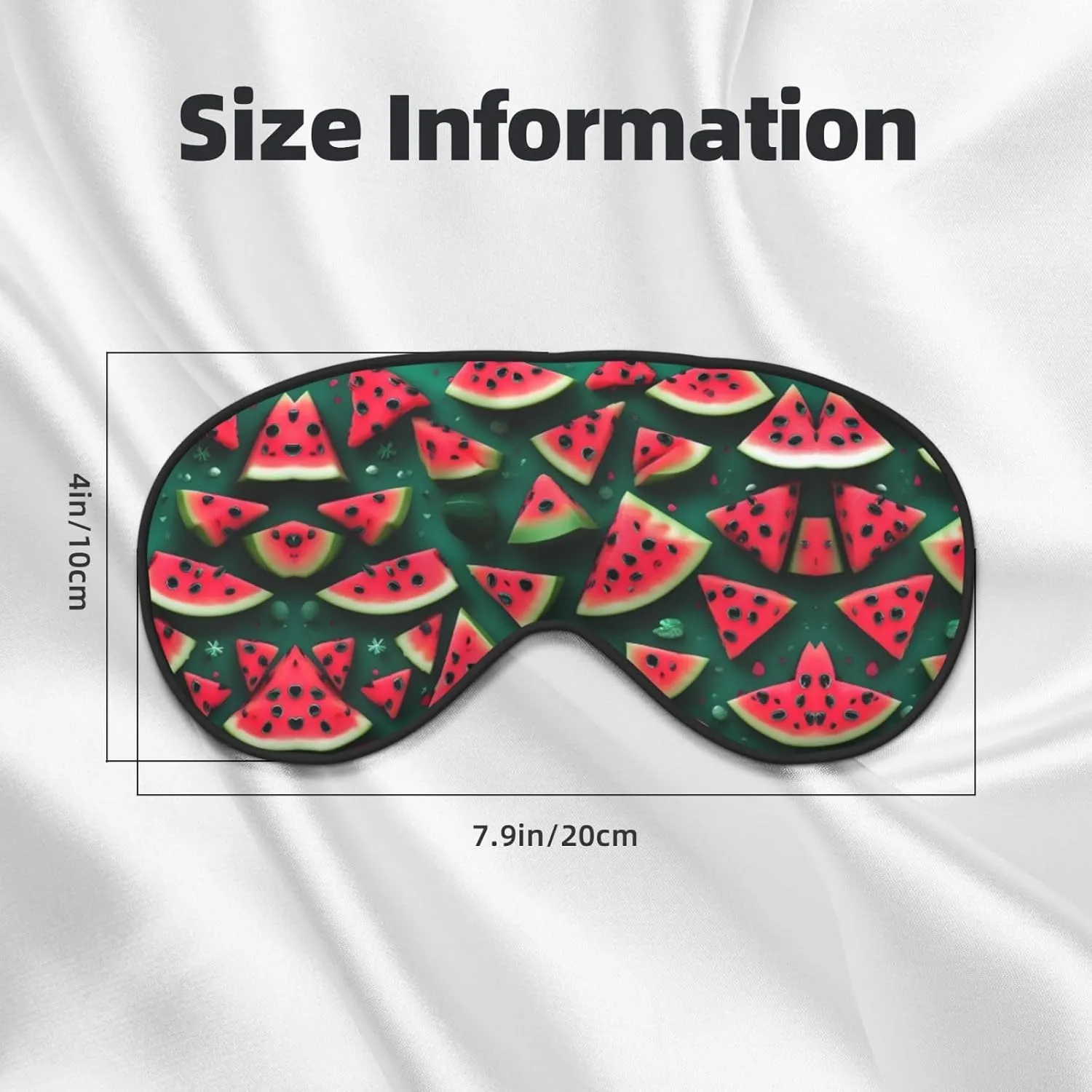 Dream Watermelon Head-Mounted Double-Sided Light-Blocking Sleeping Eye mask to Protect Eyes and Relieve Eye Fatigue