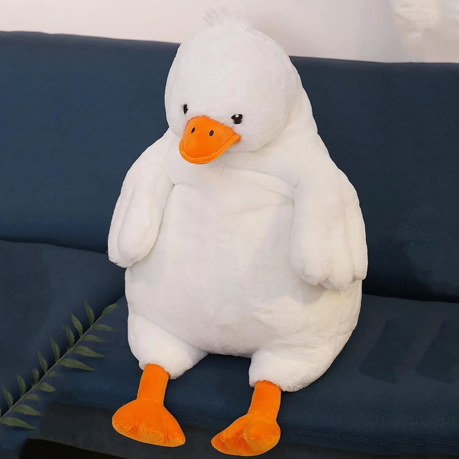 Duck Weighted Stuffed Animals, 21.5" 5.2 lbs Weighted Duck Plush Toy Large Weighted Plush Animal Pillow Gifts for Boys and Girls