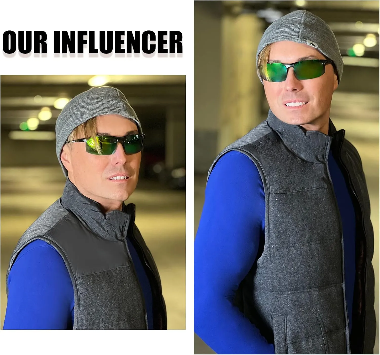 DUCO Mens Sports Polarized Sunglasses UV Protection Sunglasses for Men 8177s