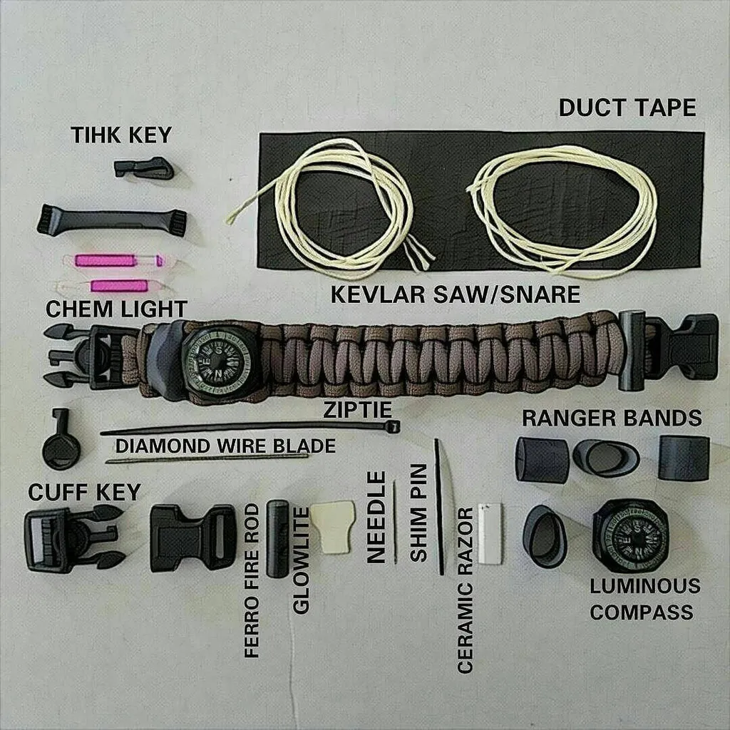 Escape Evade Pathfinder Paracord Bracelet