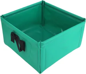 EVTSCAN Collapsible Bucket with Handle, Lightweight Folding Water Container, Portable Collapsible Bucket for Fishing, Camping, Hiking, Backpacking, Outdoor Survival, Car Washing