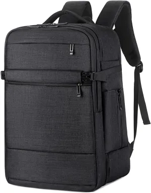 Expandable Travel Business Large-capacity Backpack with Exclusive Shoe Compartment