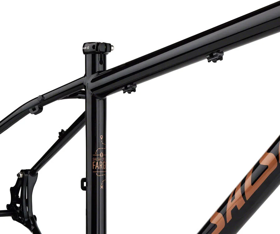 Fargo Frameset - Black - Post Mount