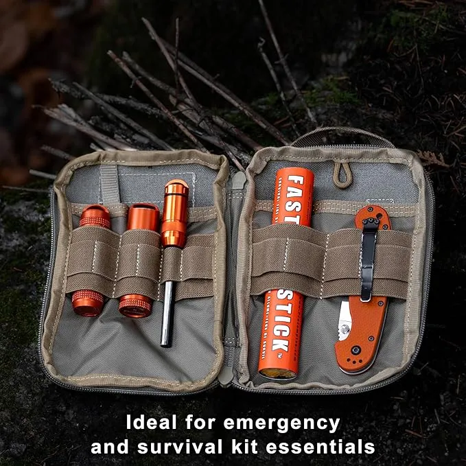 Fast Fire Stick - Survival Fire Starting Tinder, New Fat Rope Stick Version, Best Firestarter for Emergency, Survival, Campfire, Bushcraft, and Hiking - Waterproof & Non-Toxic (1 Stick)