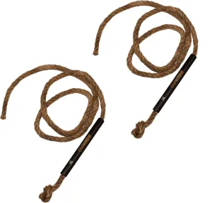 Fire Starter Tinder Rope and Bellows - Natural Weather Resistant Kindling - Waterproof Emergency Fire Kit for Campfires, Stoves & Fire Pits - 2 Pack