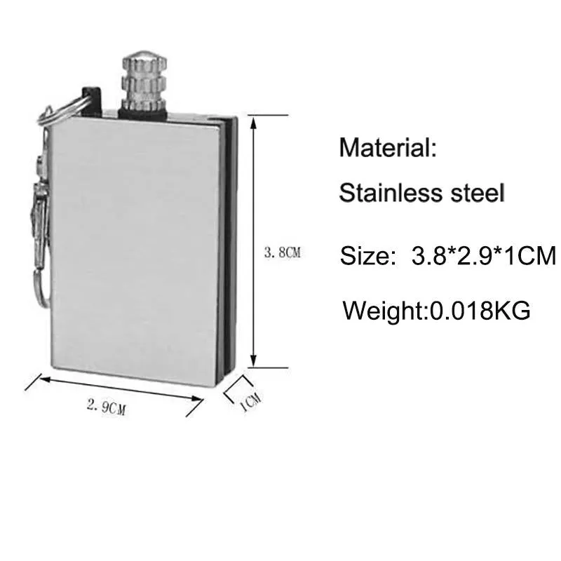 Firestarter: Best Outdoor survival tool, Made with Stainless Steel
