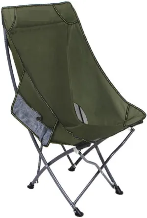 Folding Chairs Ultralight Folding Camping Chair with Backrest Leisure Beach Seat with Mesh External Hanging Bag Portable Backpack Chair Portable Camping Chair(Color:B)