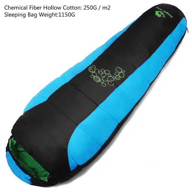 four Jungle King special mountaineering 2017 Clear communication sleeping bags  Ready-made selection fill holes camping outdoor camping bag thickening cotton movement