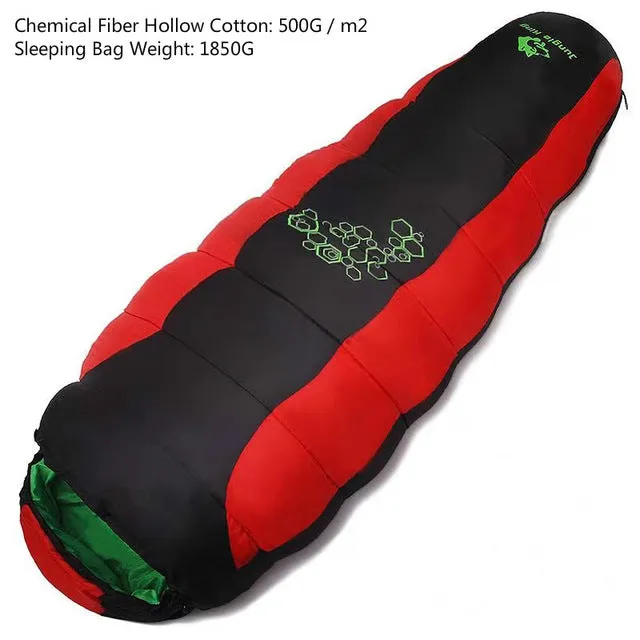four Jungle King special mountaineering 2017 Clear communication sleeping bags  Ready-made selection fill holes camping outdoor camping bag thickening cotton movement