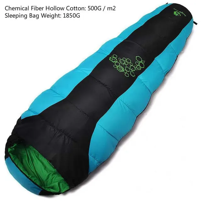 four Jungle King special mountaineering 2017 Clear communication sleeping bags  Ready-made selection fill holes camping outdoor camping bag thickening cotton movement