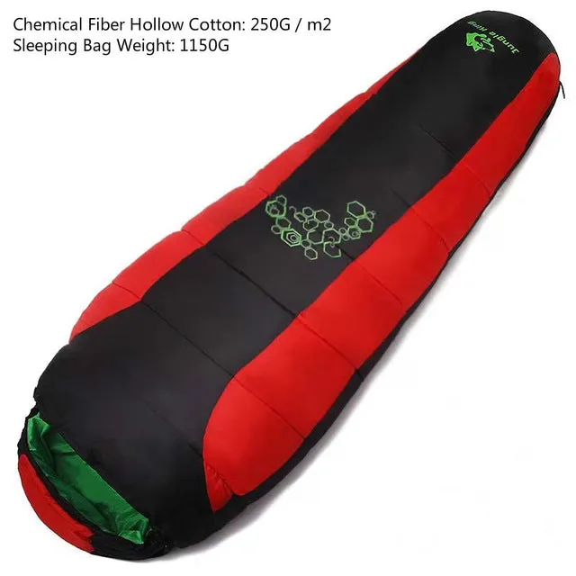 four Jungle King special mountaineering 2017 Clear communication sleeping bags  Ready-made selection fill holes camping outdoor camping bag thickening cotton movement