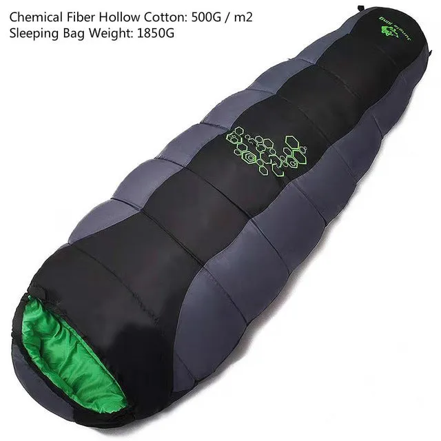 four Jungle King special mountaineering 2017 Clear communication sleeping bags  Ready-made selection fill holes camping outdoor camping bag thickening cotton movement