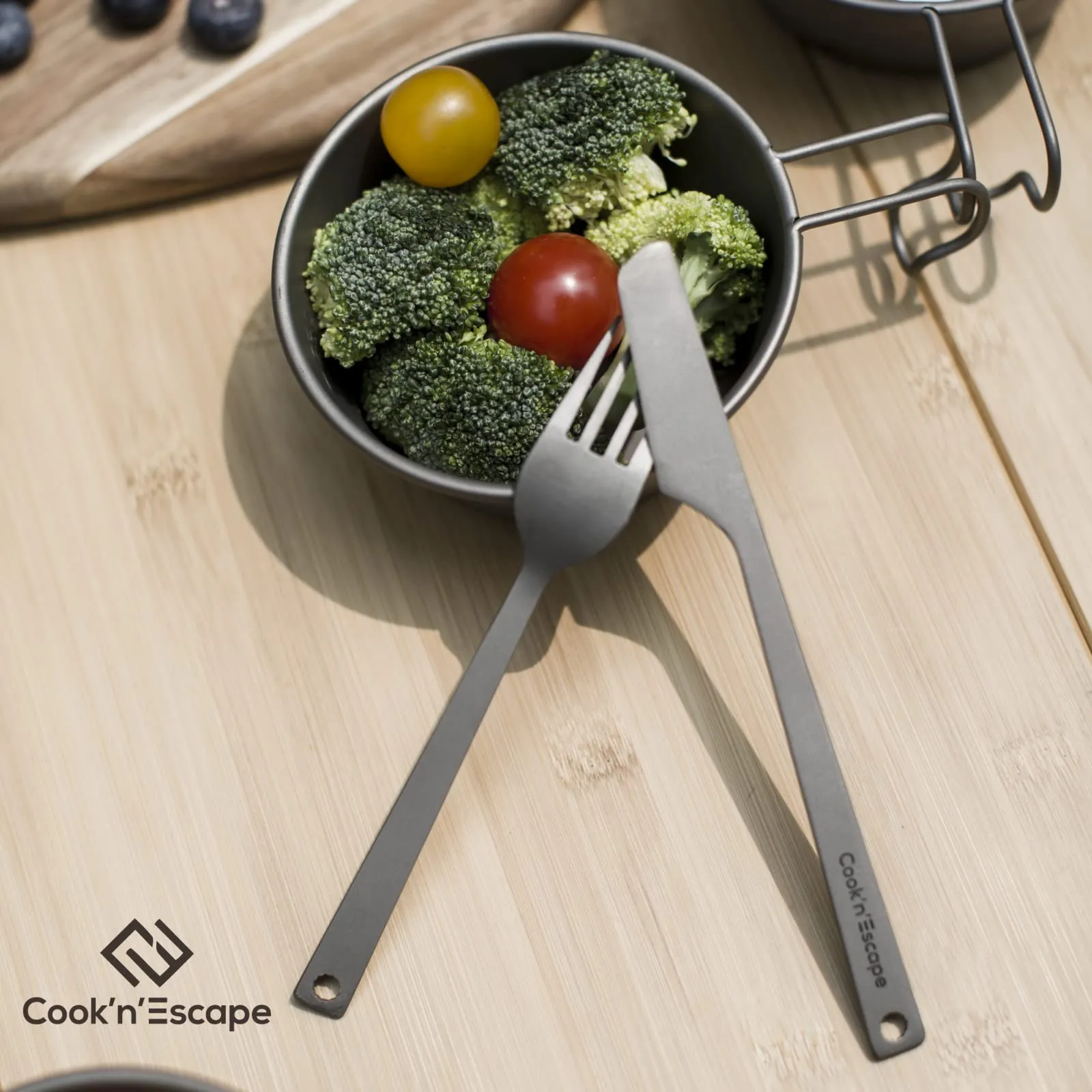 Free Gift 🎁 | Cook'n'Escape 3-Piece multi-function Titanium durable Cutlery Set