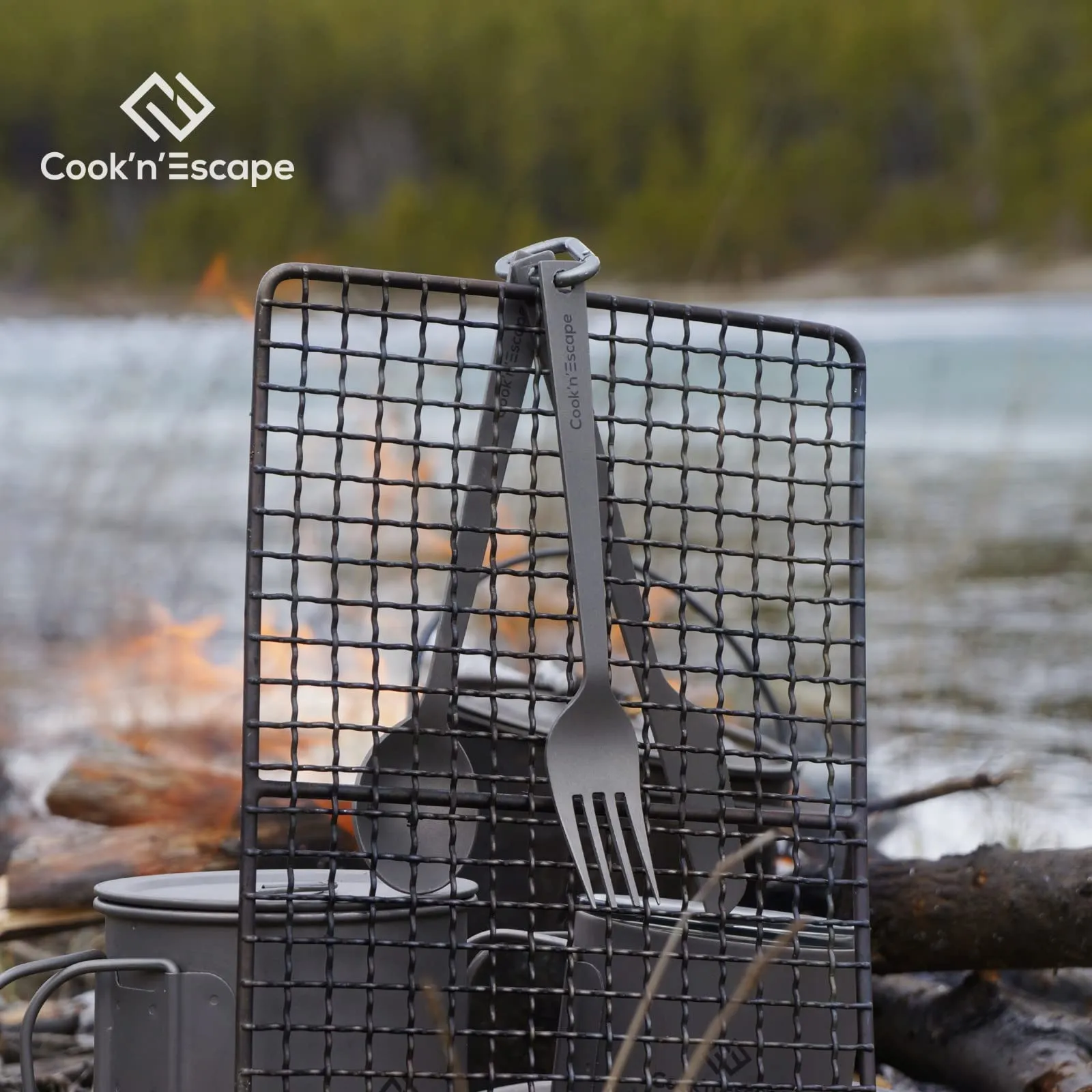 Free Gift 🎁 | Cook'n'Escape 3-Piece multi-function Titanium durable Cutlery Set