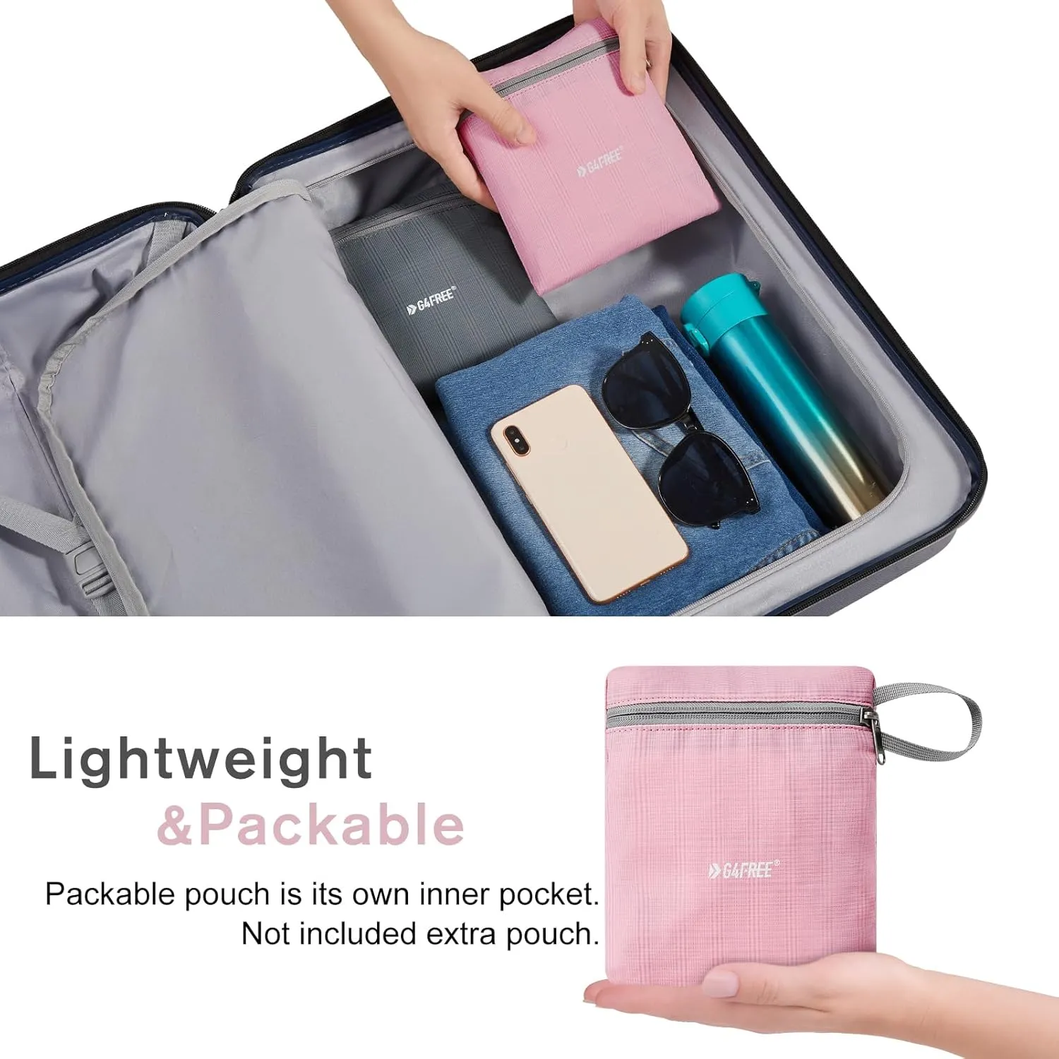 G4Free 10L/15L Hiking Backpack Lightweight Packable Hiking Daypack Small Travel Outdoor Foldable Shoulder Bag