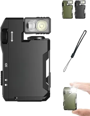 G5 Pocket-Sized LED Light,G5 Rechargeable EDC Flashlight,400 Lumens Super Bright Rechargeable Mini Torch with 3 Modes,Magnetic Clip,Great for Gear Bag, Repairs, Backpacking(Black)
