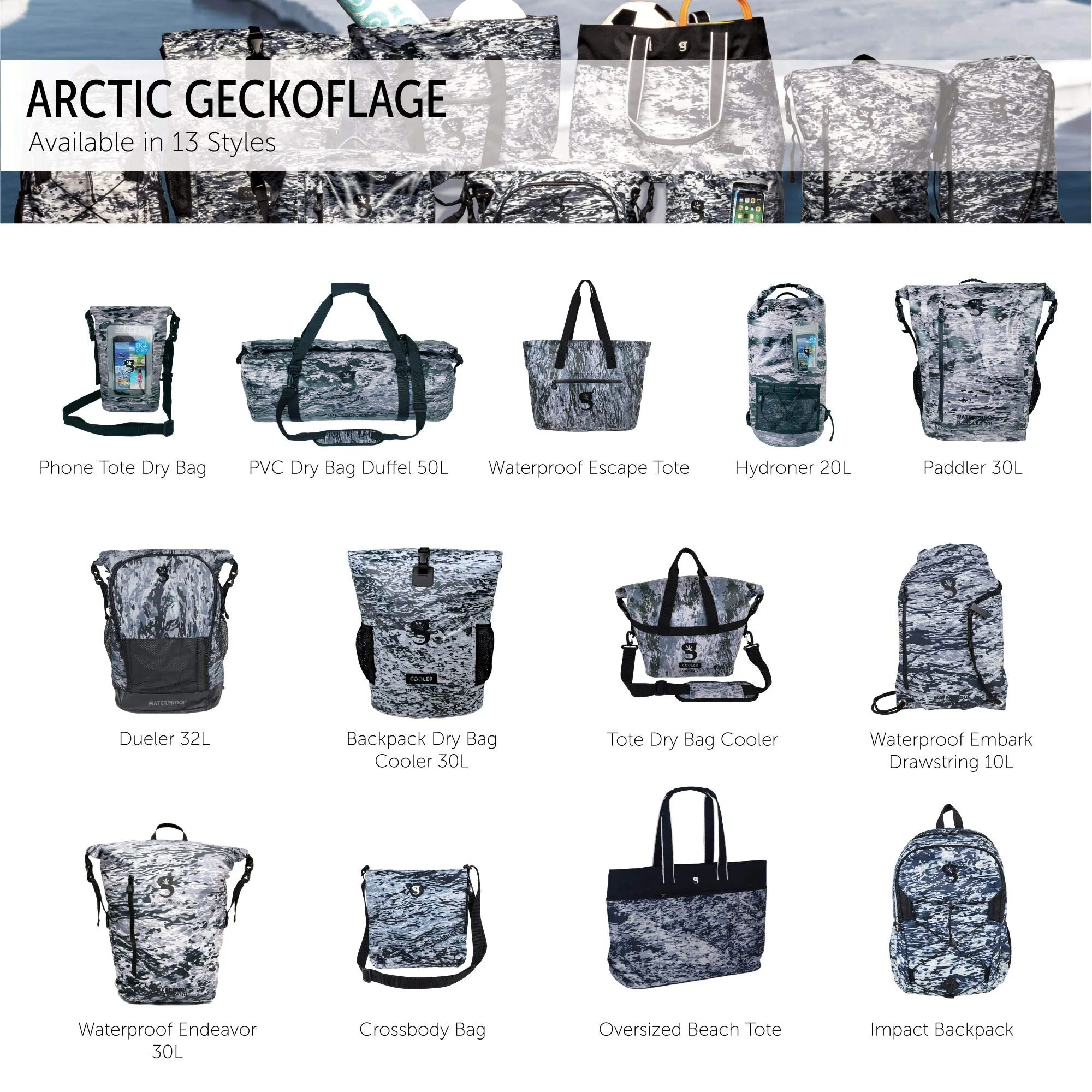 Geckobrands Hydroner 20L Waterproof Backpack