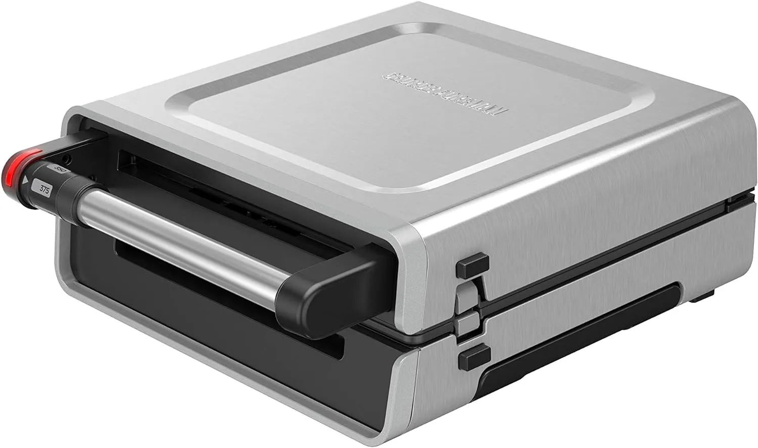 George Foreman Contact Smokeless Select a Temp. Grill, Family Size (4-6 Servings)