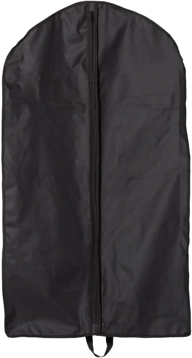 Gusseted Garment Bag One Size Black