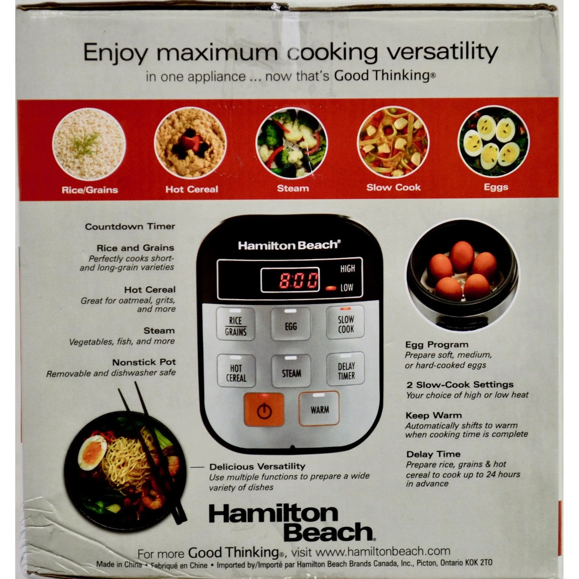 Hamilton Beach Compact Multi Cooker