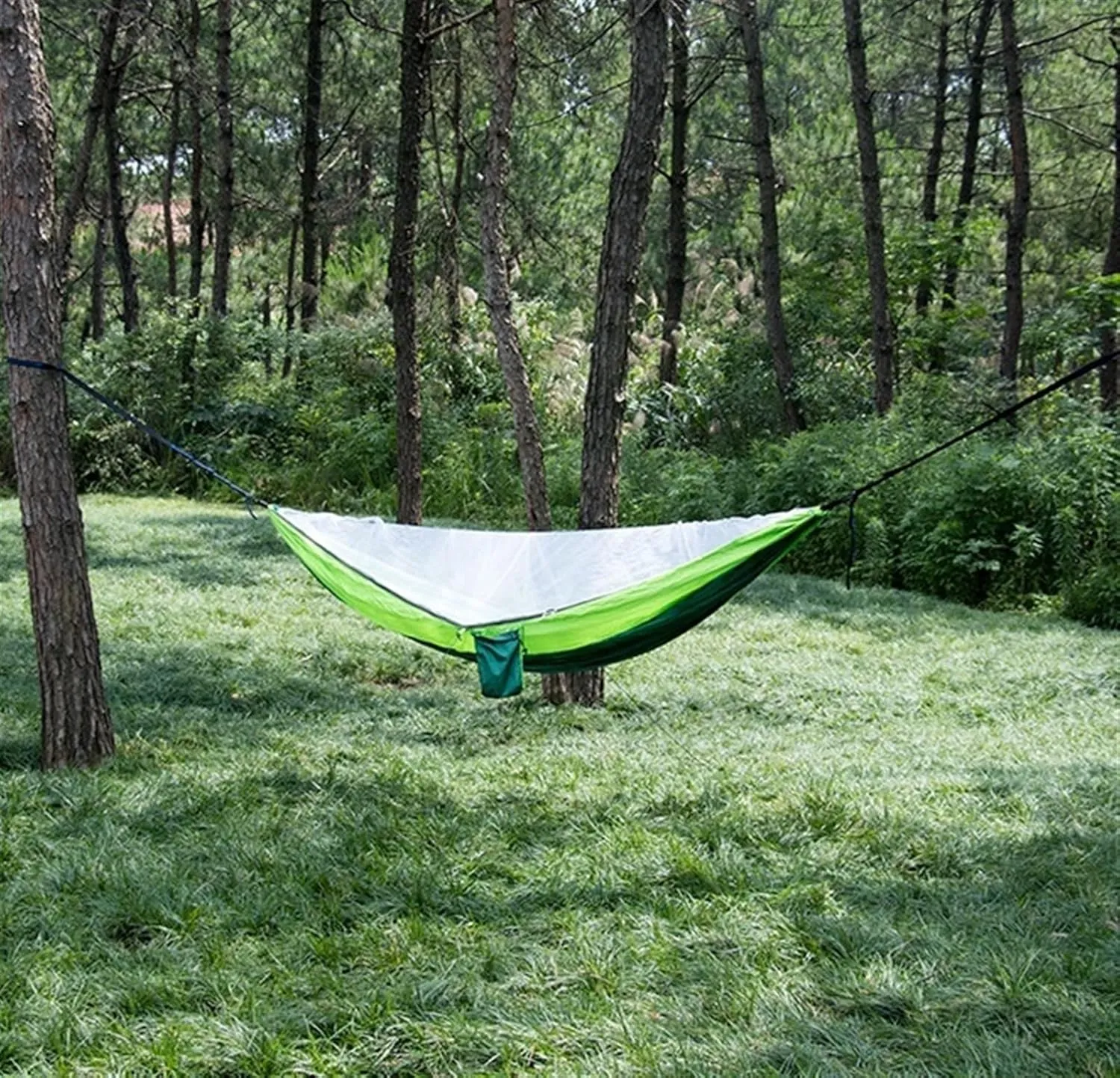Hammock 290x140 Cm Camping Hammock, Camping Essentials, Lightweight Portable Double & Single Hammock with Tree Straps Portable Hammock