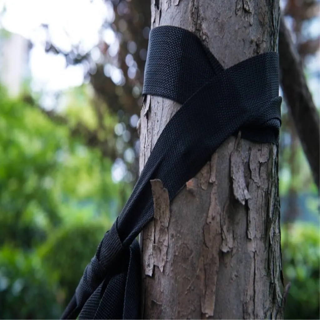 Hammock Double Mosquito Net Hammock Double Outdoor Anti-Mosquito Parachute Cloth Swing Outdoor Sleeping Hanging Tree Camping Hammock Outdoor(Green)
