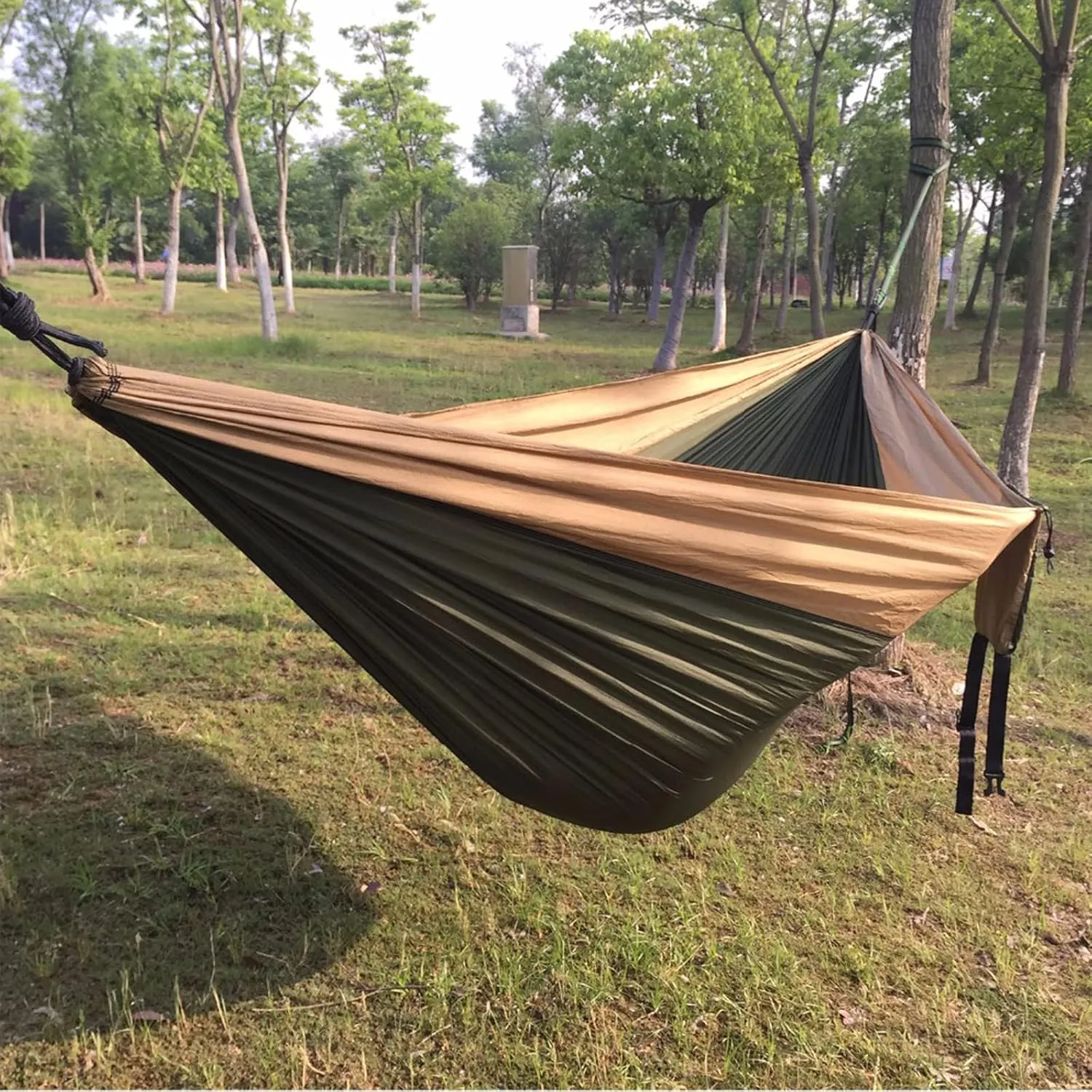 Hammocks Parachute Hammock Camping Hammock Premium Quality Furniture Leisure Sleeping Double Hammock for Travel Survival Garden Outdoor Outdoor Hammock