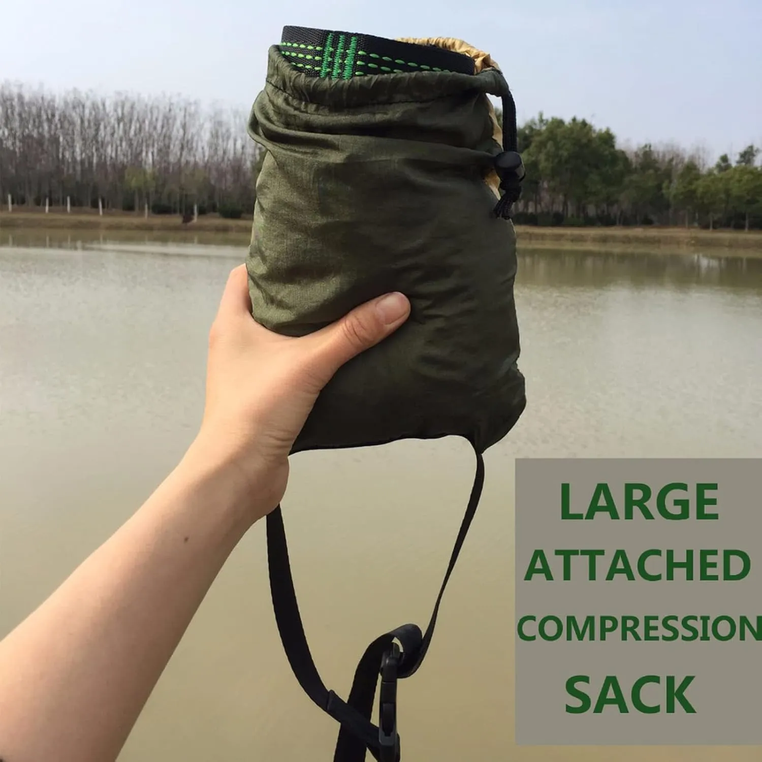 Hammocks Parachute Hammock Camping Hammock Premium Quality Furniture Leisure Sleeping Double Hammock for Travel Survival Garden Outdoor Outdoor Hammock