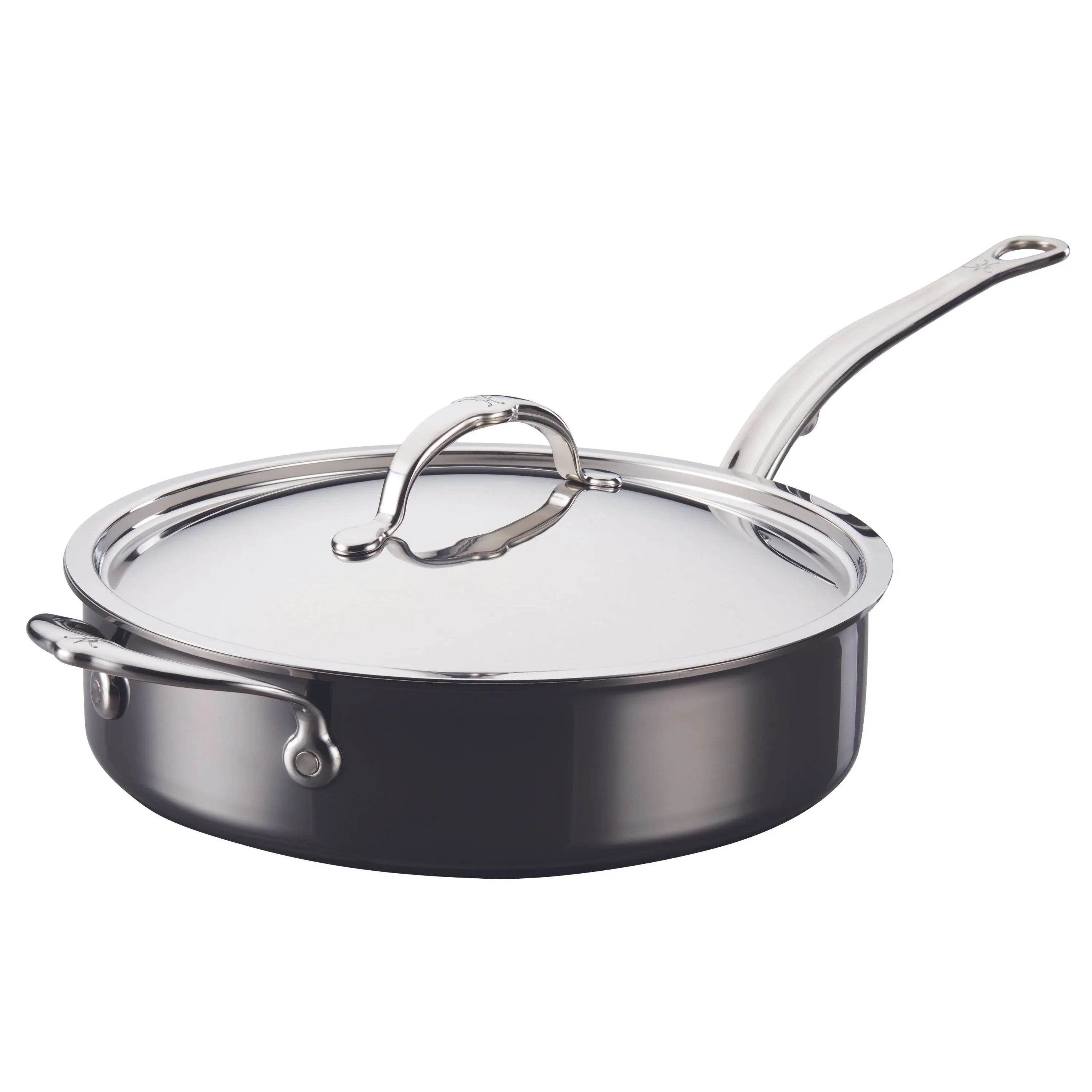 Hestan Nanobond Covered Sauté Pan w/Helper Handle