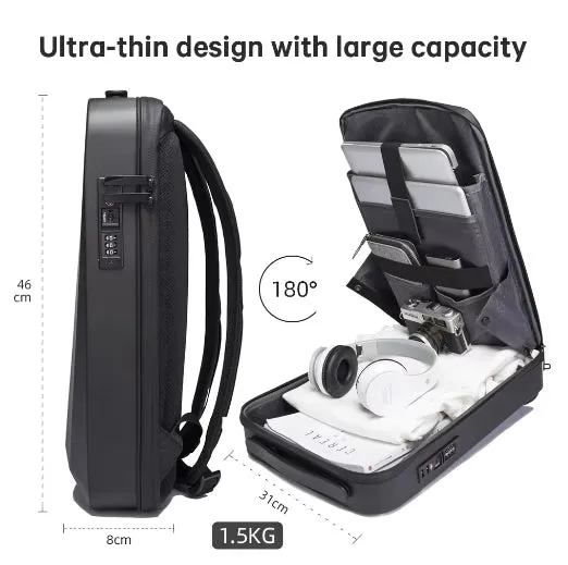 High-end Business Anti-Theft TSA Lock Computer Backpack 15.6 Inch Laptop Bagpack Men Elegant Waterproof Men's Usb Bag Big Capacity Bag