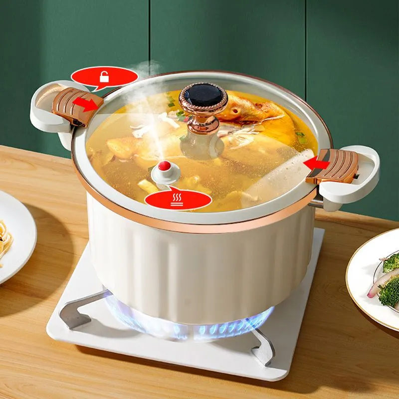 🥰Hot Selling Gift Series🥰 Nonstick Enamel Mini Pressure Cooker