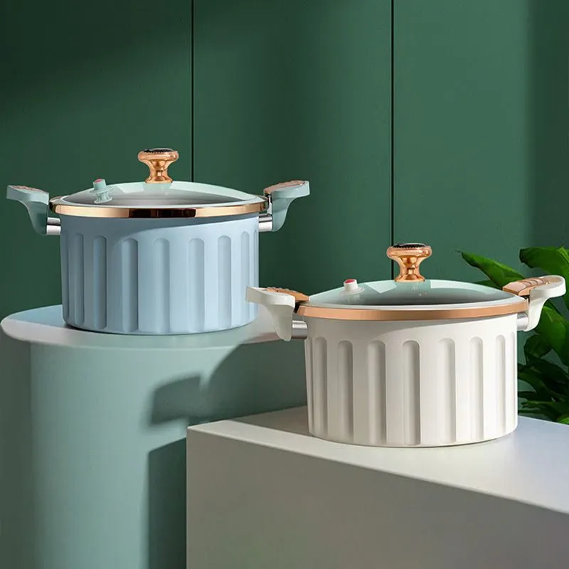🥰Hot Selling Gift Series🥰 Nonstick Enamel Mini Pressure Cooker