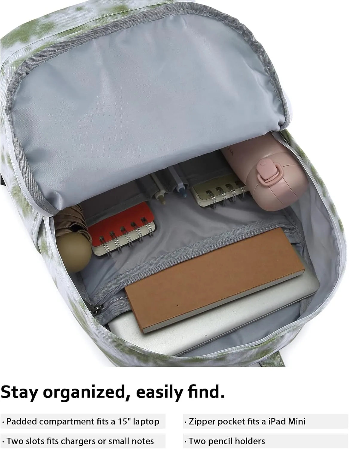 HotStyle 936Plus Aesthetic Casual Daypack Multipurpose Backpack, Medium Size, 16 Litres