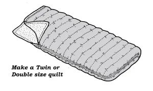 How To: Adult's Sleeping Bag Quilt