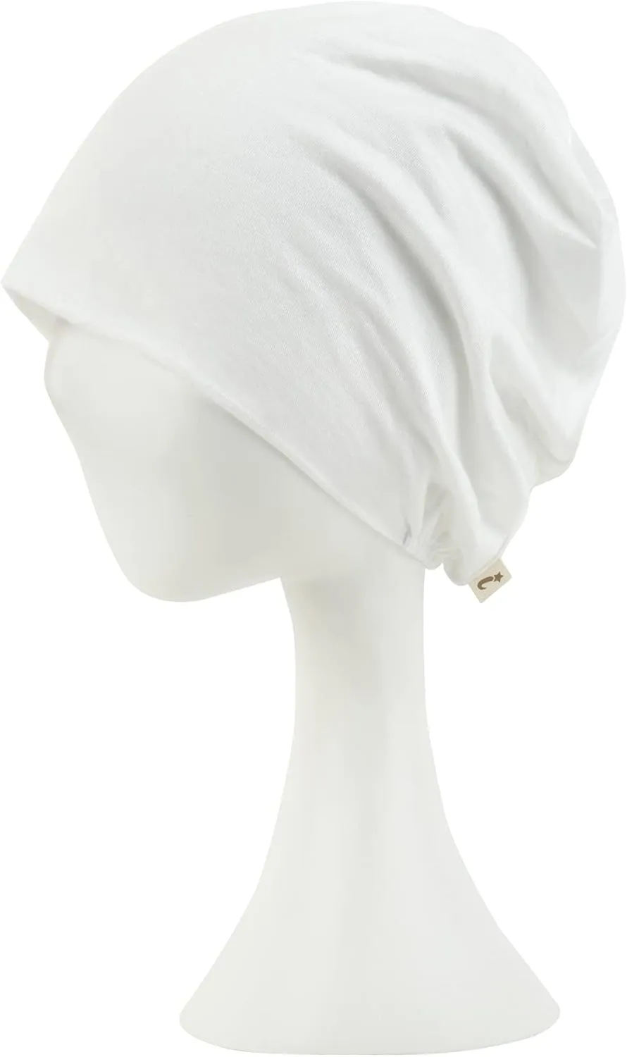 ililily Tencel Lyocell Color Beanie Ultra Soft Stretchable Head Cover Hat